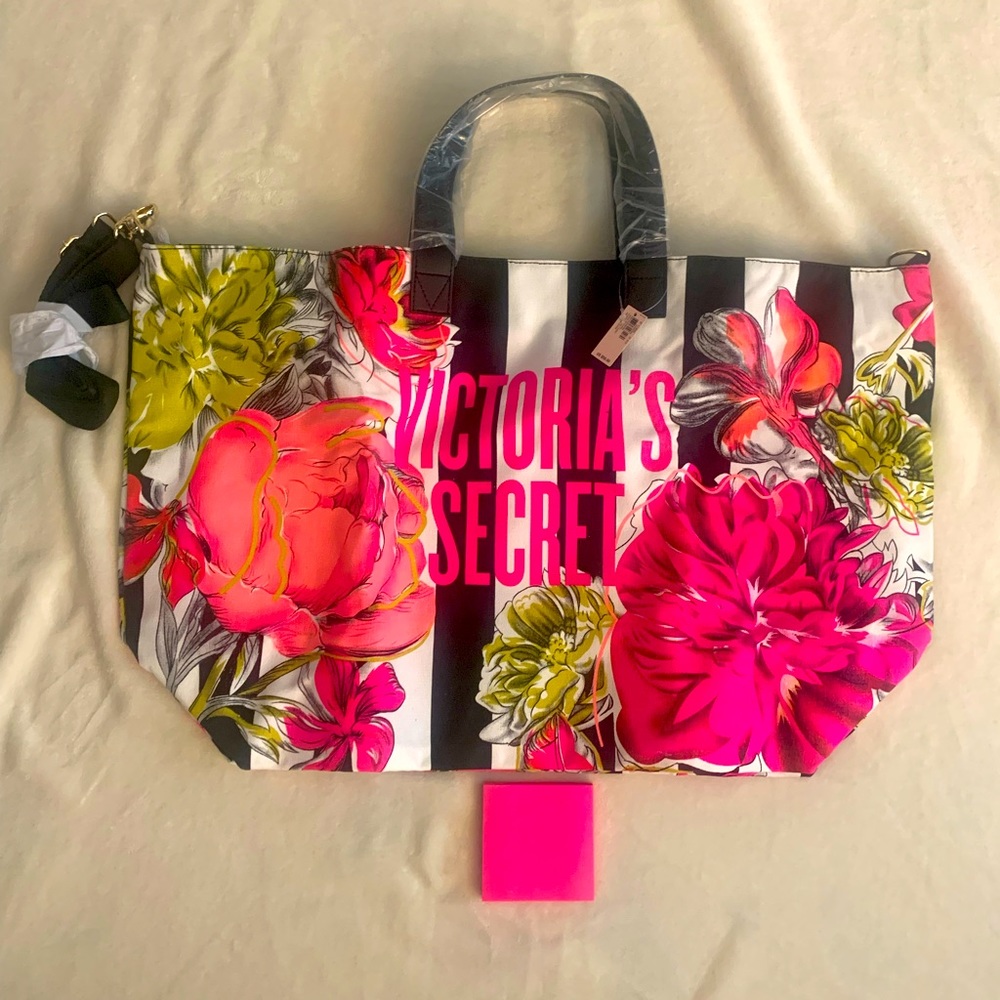 VS PINK- XL canvas bag NWT